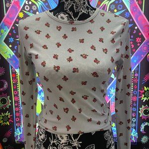 Floral long sleeve shirt